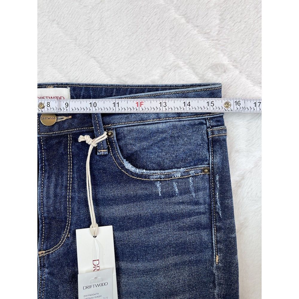 *NWT* Driftwood Jackie High Rise Skinny Jeans Women's Distressed Denim - Sz 27 - Picture 3 of 9